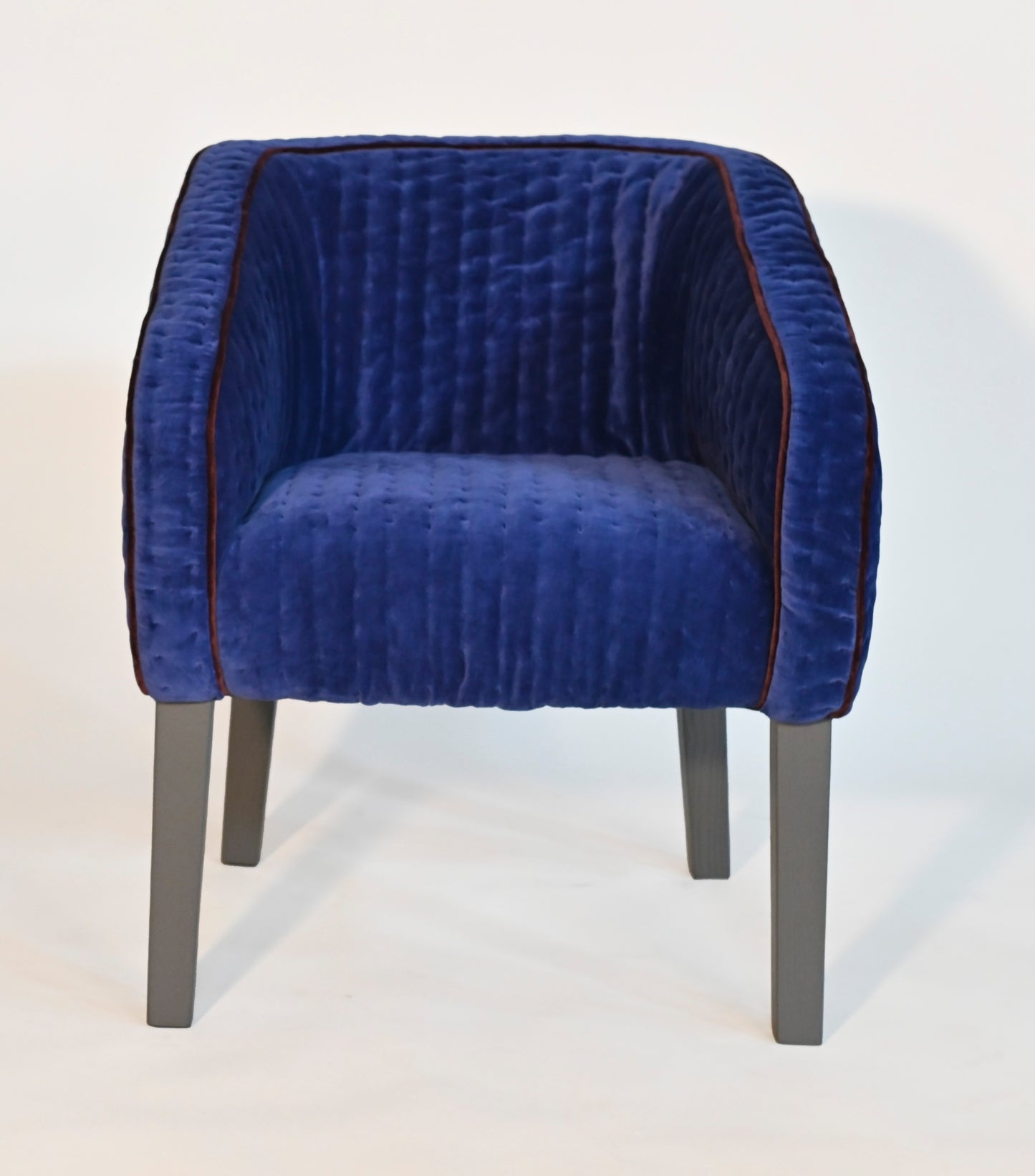 PADDED VELVET DINING CHAIR