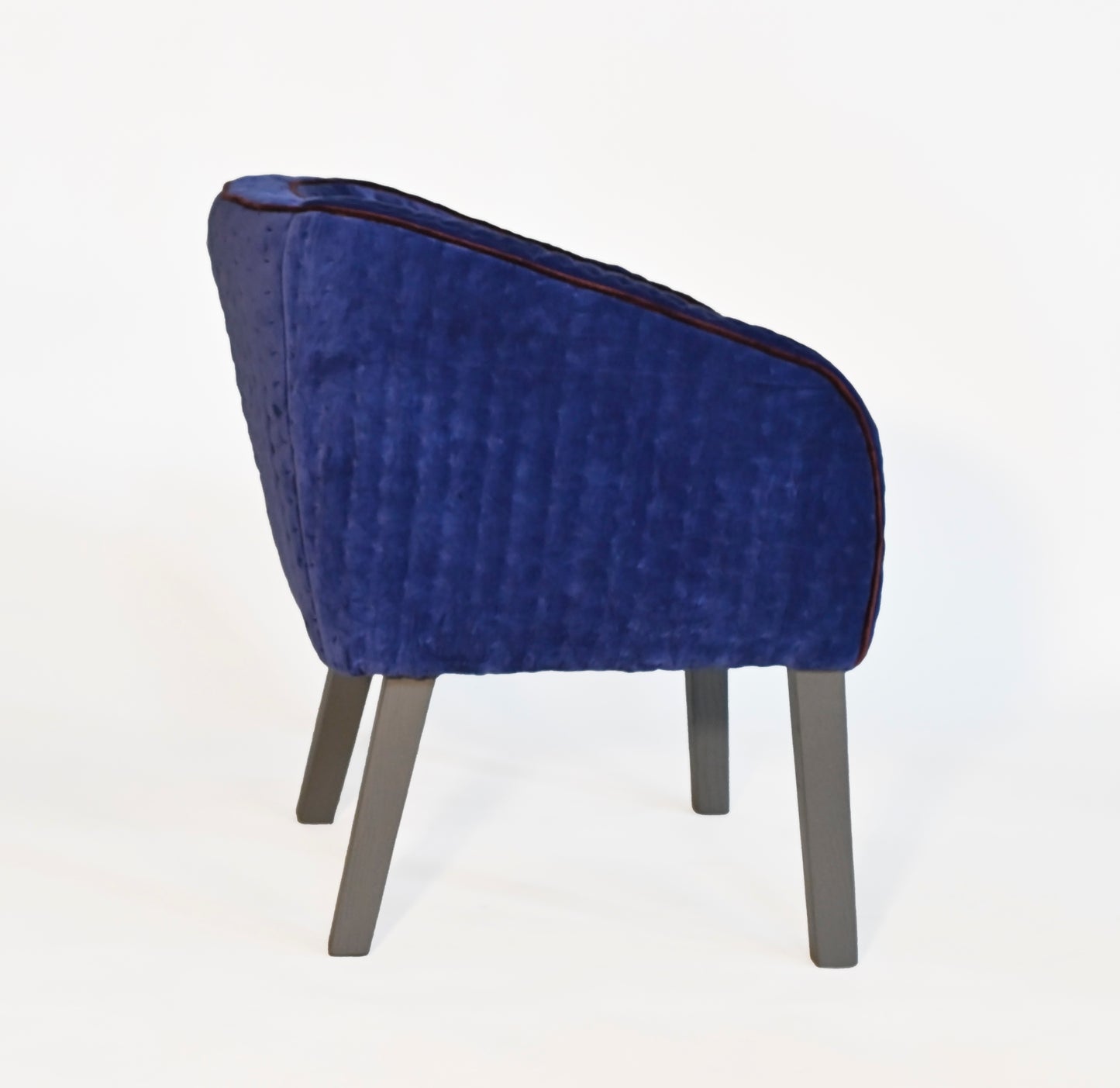 PADDED VELVET DINING CHAIR